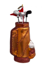 christmas ornament golf bag