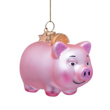 christmas ornament piggy bank