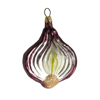 christmas ornament half an onion