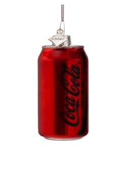 vondels kerstbal coca cola zero can h12