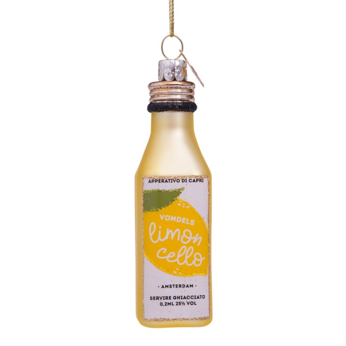 Vondels kerstbal limoncellofles