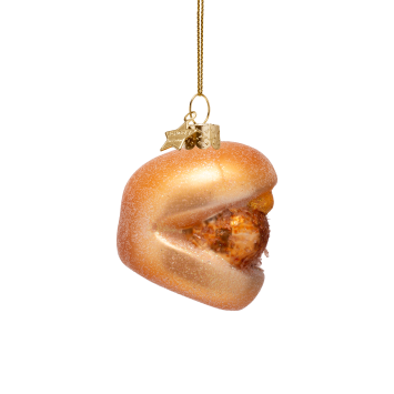 kerstbal broodje kroket H6.5cm