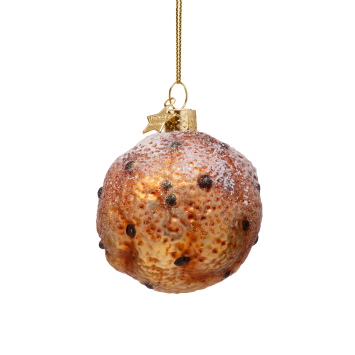 Vondels kerstbal oliebol H7cm