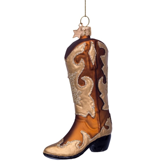 Vondels kerstbal cowboylaars