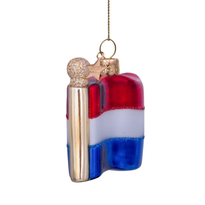 Vondels kerstbal nederlandse vlag