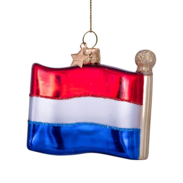 Vondels kerstbal nederlandse vlag