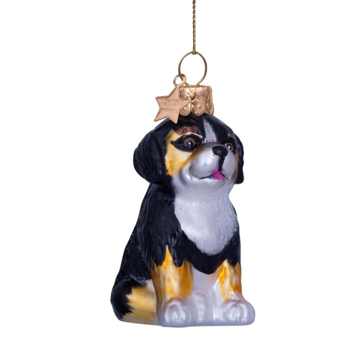 Vondels kerstbal baby berner sennen hond