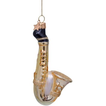 christmas ornament saxophone