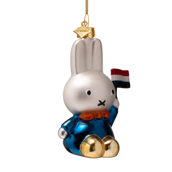 kerstbal Nijntje/Miffy traditional dutch H11cm