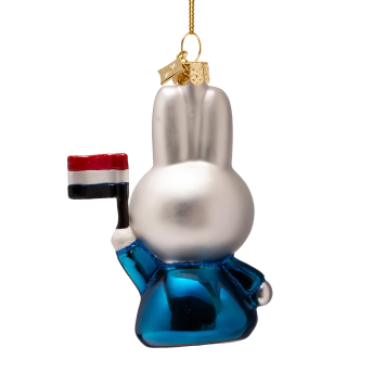 kerstbal Nijntje/Miffy traditional dutch H11cm