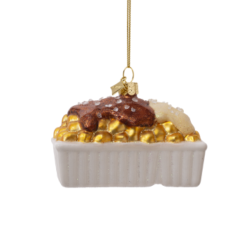 Vondels kerstbal patatje oorlog H6cm