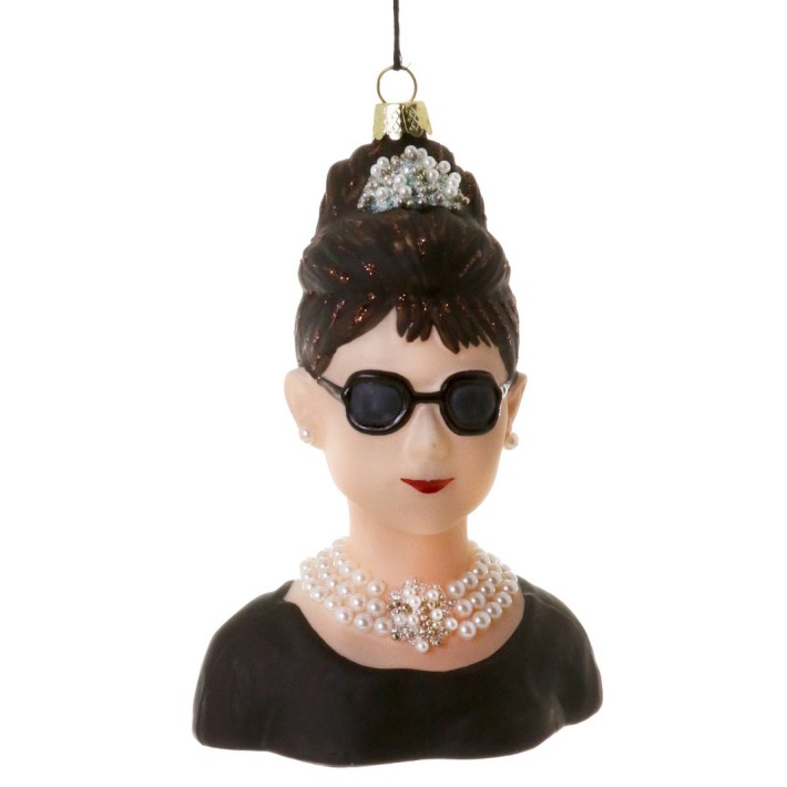 Cody Foster kerstbal Audrey Hepburn