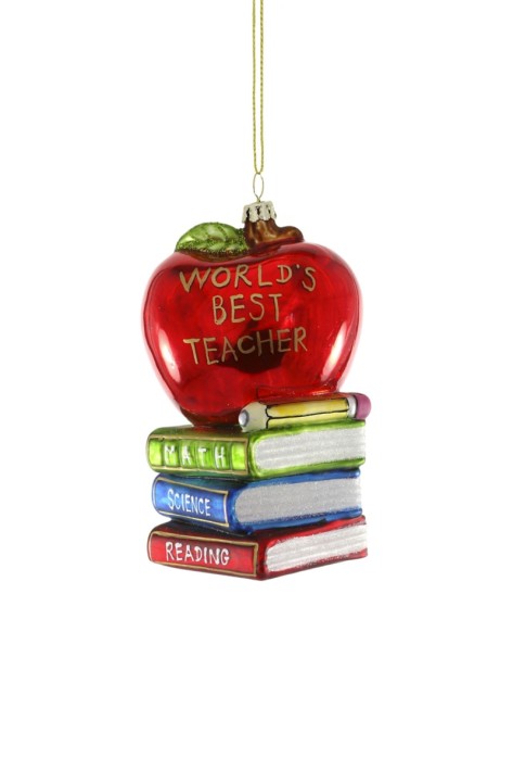 Cody Foster kerstbal world\'s best teacher