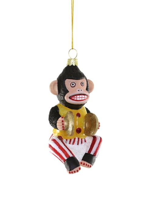 Cody Foster kerstbal vintage speelgoed aapje