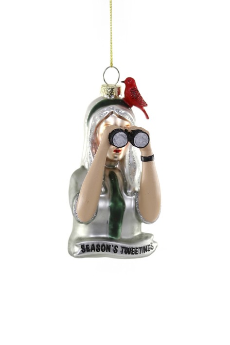 Cody Foster kerstbal vogelaar \'season\'s tweeting\'