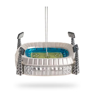 kerstbal Kuip zilver