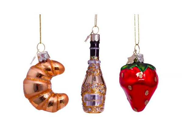 Vondels kerstballenset luxe ontbijt